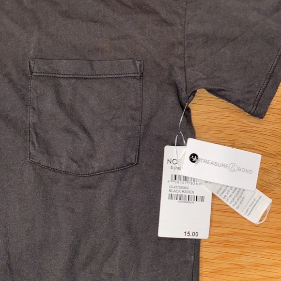 NWT Treasure & Bond Washed Pocket T-Shirt - Picture 3 of 5